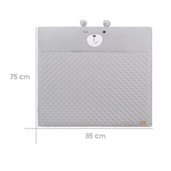 Krabbeldecke mit Spielbogen roba Style grau 