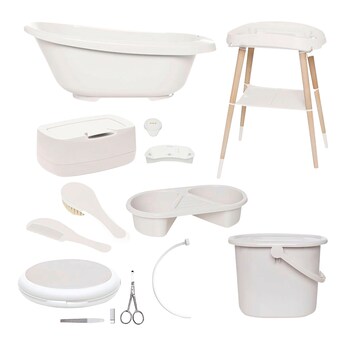 8-tlg. Badeset Sense Light Oat