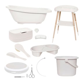 8-tlg. Badeset Sense Light Oat