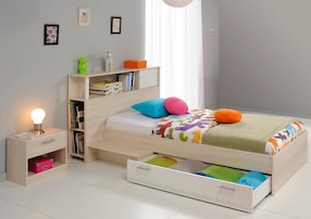 Jugendbett mit Nako "Charly 17" Akazie-Weiß