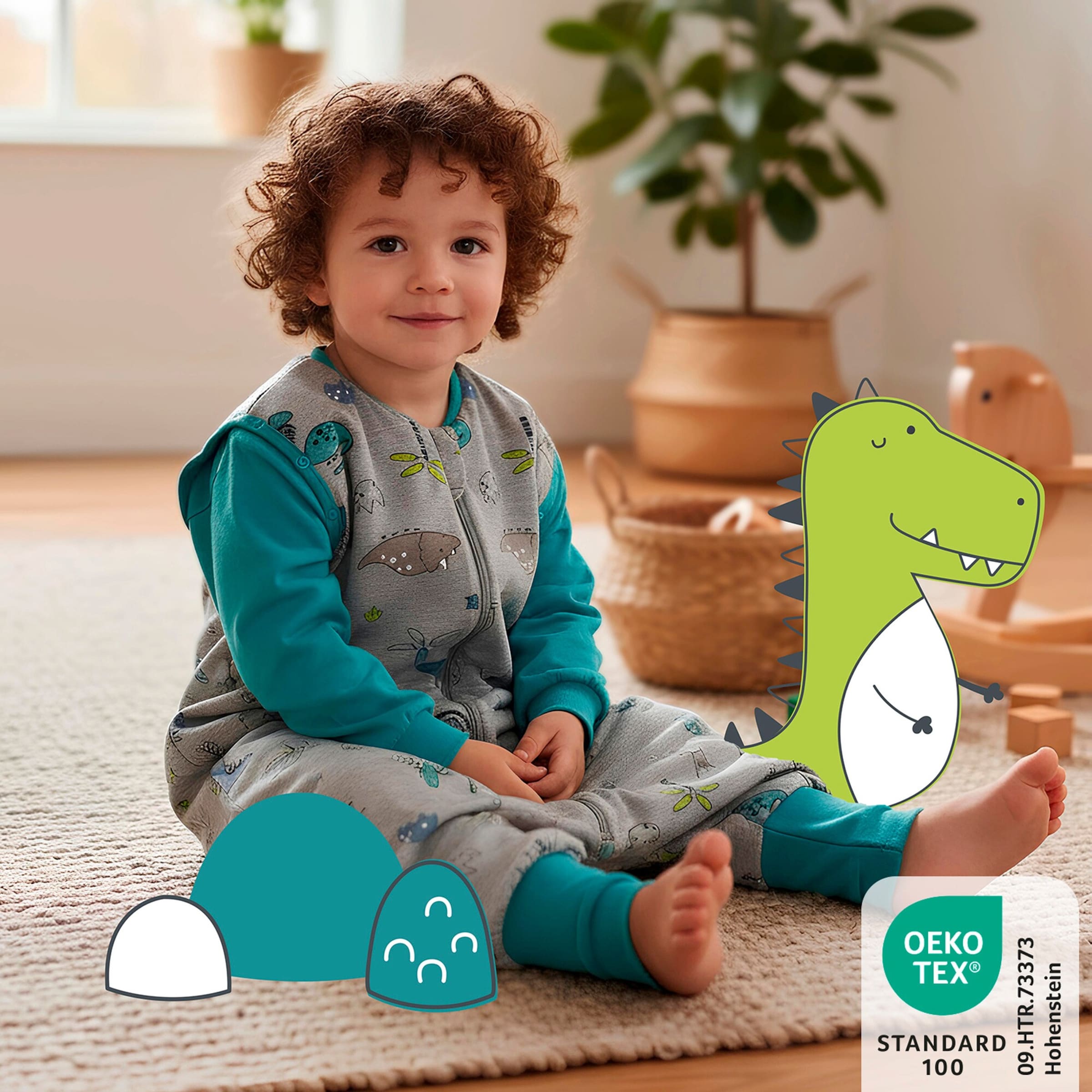 Schlummersack Schlafsack mit Füßen 2.5 Tog