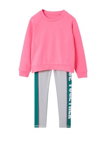 Set aus Sweatshirt und Leggings für Mädchen
