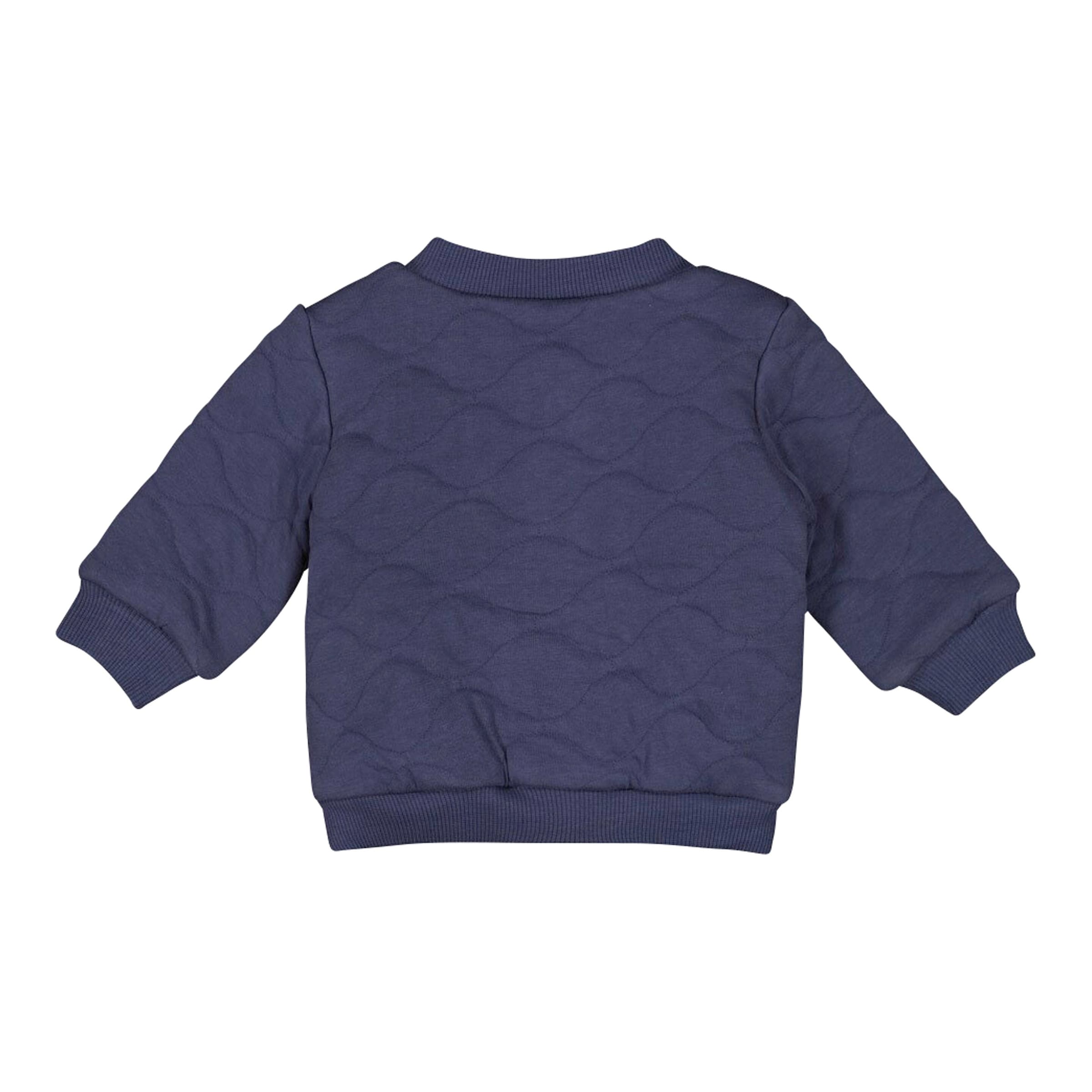 Wende-Collegejacke Fische gequiltet