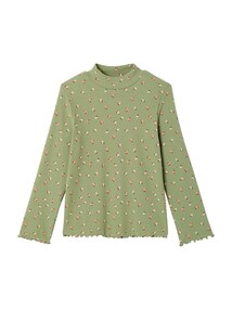 Unterziehshirt Ripp mit Stehkragen Mädchen