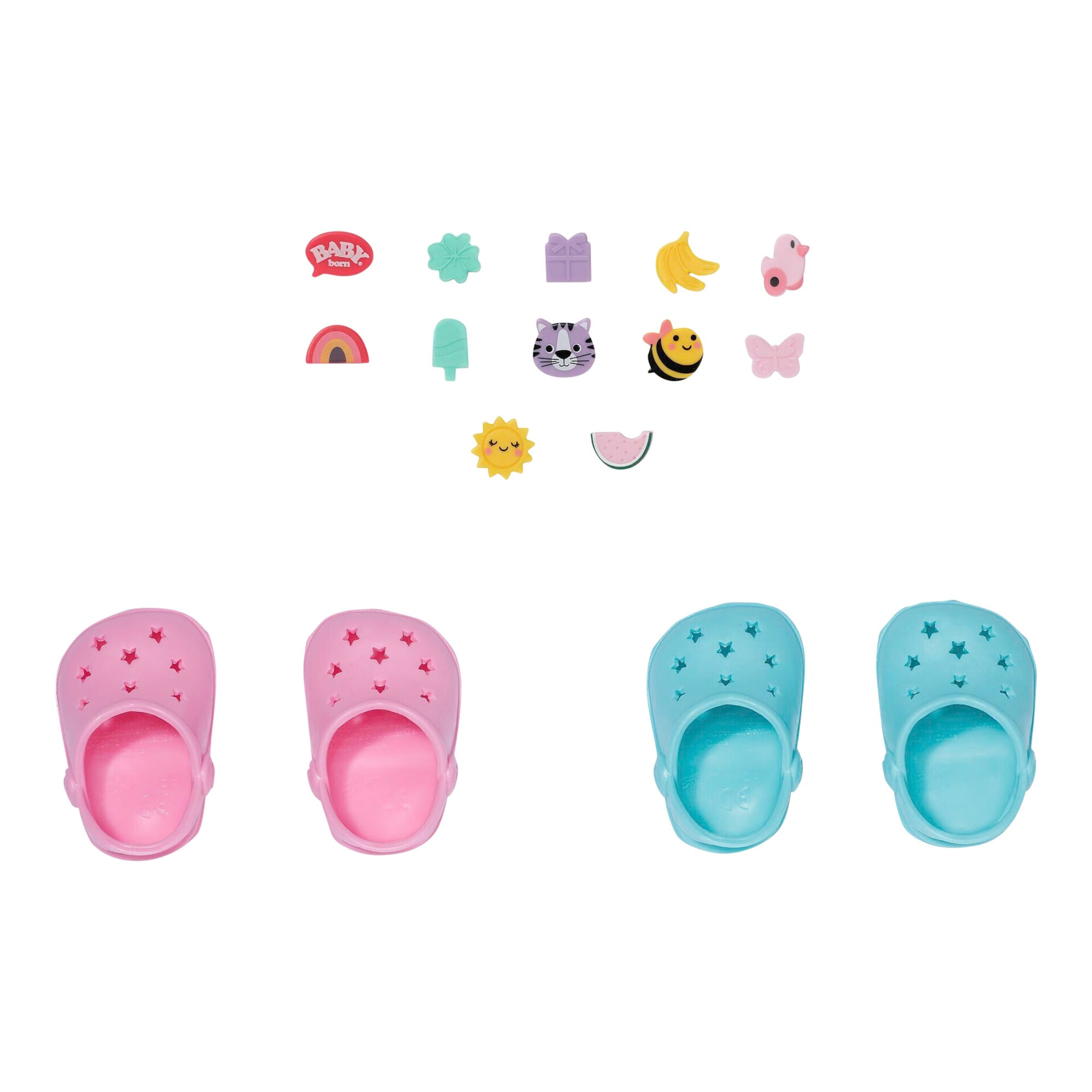 Zapf Creation Baby Born Puppen Badeschuhe mit Pins 2 Paar 43cm