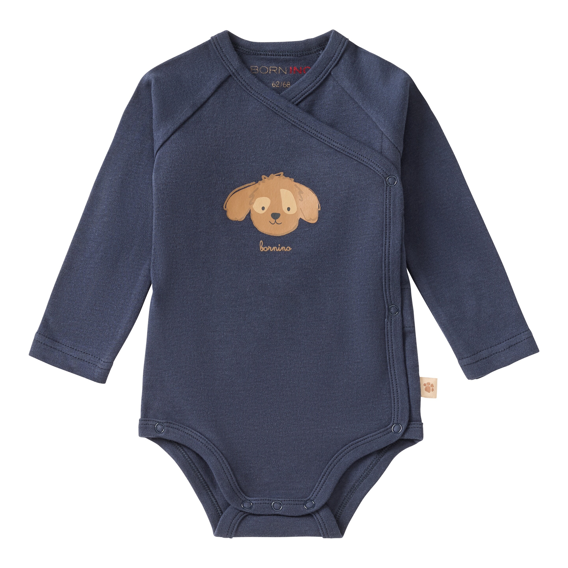 Bornino Cuddly Friends Wickelbody langarm Hund
