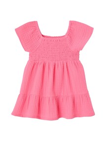 Gesmoktes Baby Kleid aus Musselin