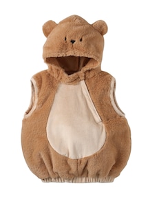 Baby Bären-Kostüm, Kunstfell-Kapuze mit Ohren