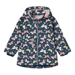 Windbreaker mit abnehmbarer Kapuze Schmetterlinge