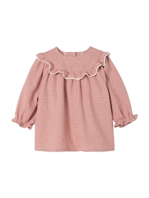 Baby Flanellkleid mit Vichykaro