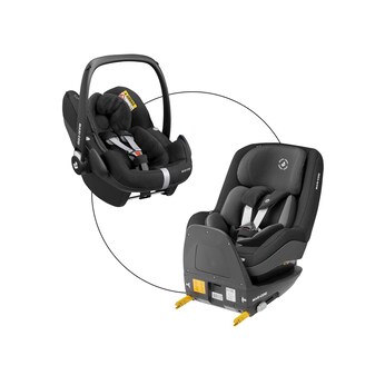 Babyschale Pebble Pro i-Size inkl. Kindersitz Pearl 2 Pro i-Size und Isofix-Basis FamilyFix 3