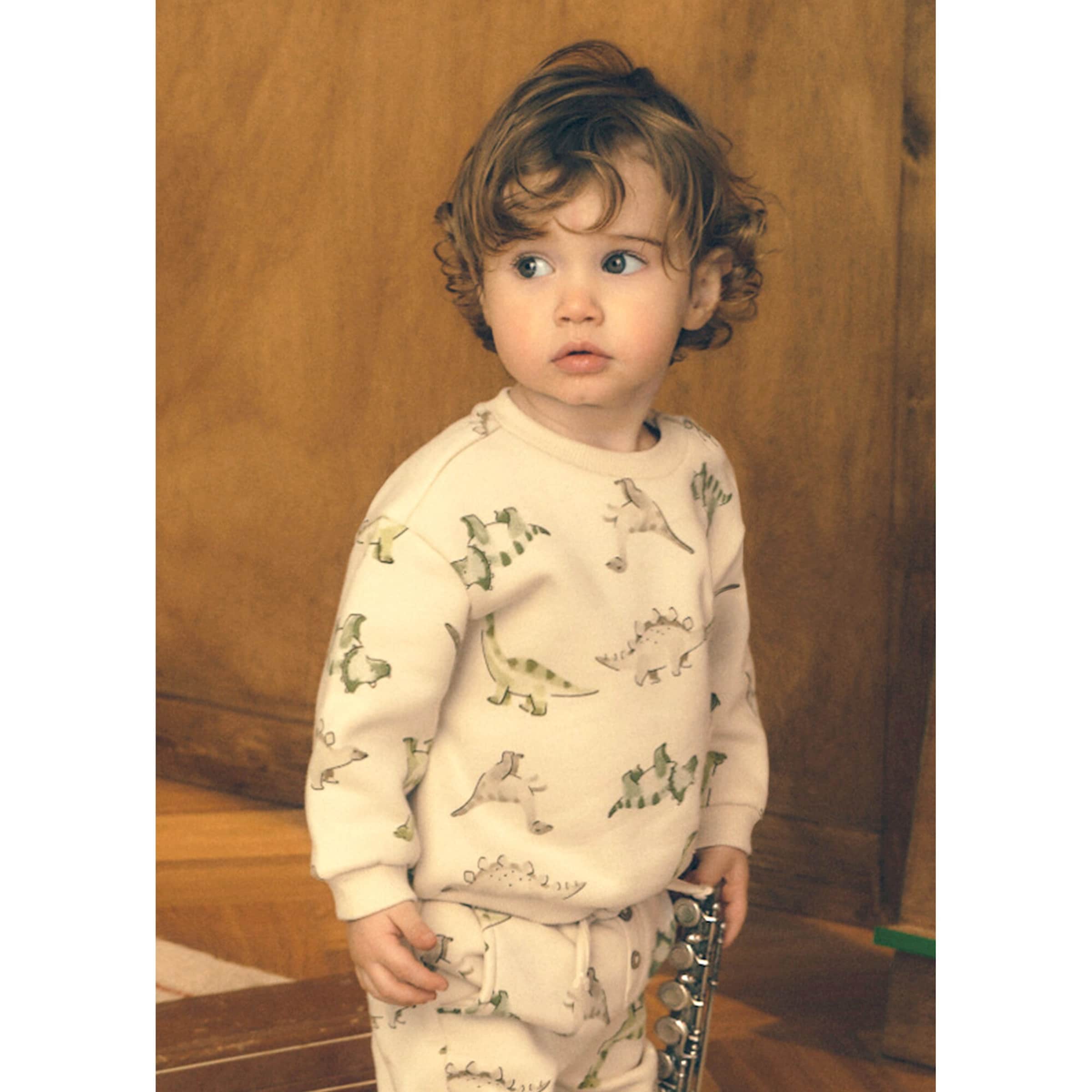 Sweatshirt mit Tasche Dinos