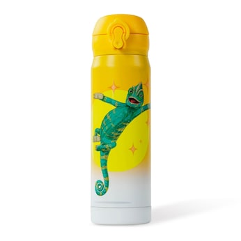 AWAVE  Die Schule der Magischen Tiere Trinkflasche 380 ml Edelstahl | Gelb, Caspar