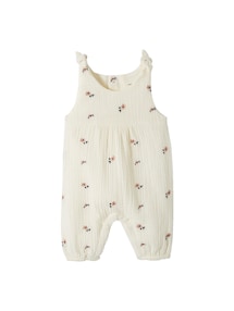 Mädchen Baby Overall, bestickte Motive
