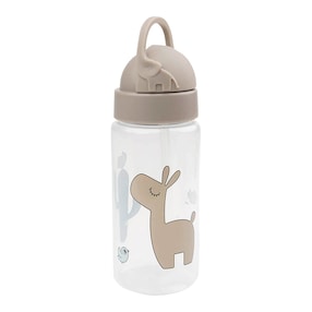 Trinkflasche mit Strohhalm, 350ml