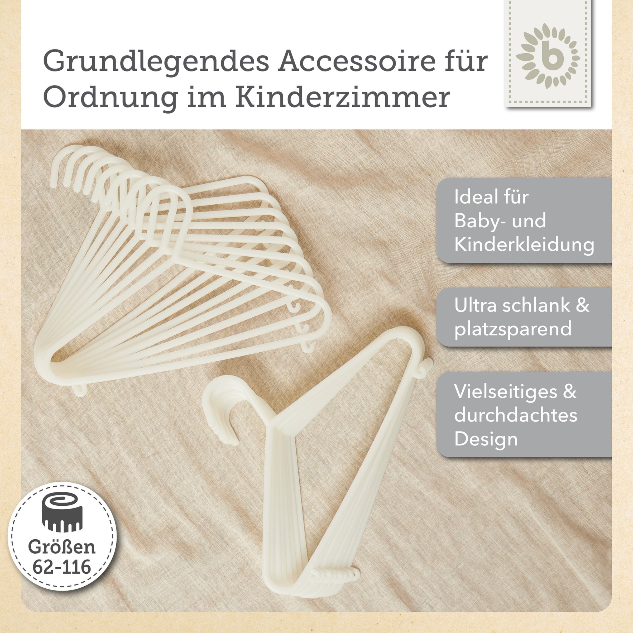 Bieco Kleiderbügel Kinder 16 St.