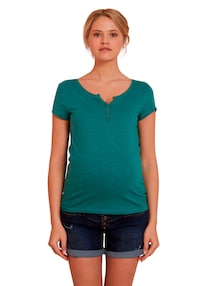 Henley-Shirt für Schwangerschaft & Stillzeit