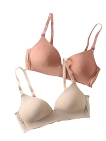 2er-Pack Still-BHs, Mikrofaser und Spitze