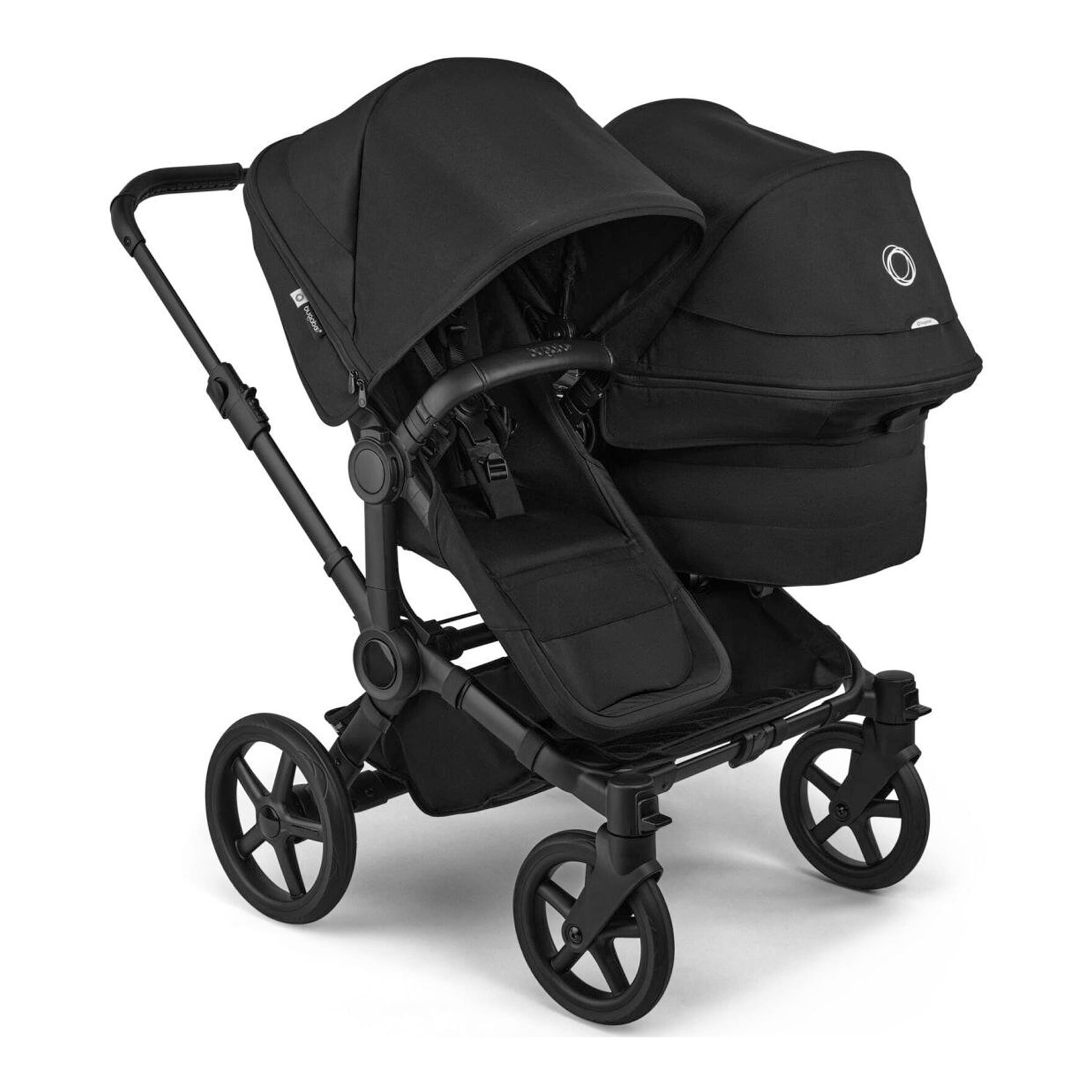 Bugaboo Donkey 6 Kinderwagen Geschwisterwagen Double schwarz