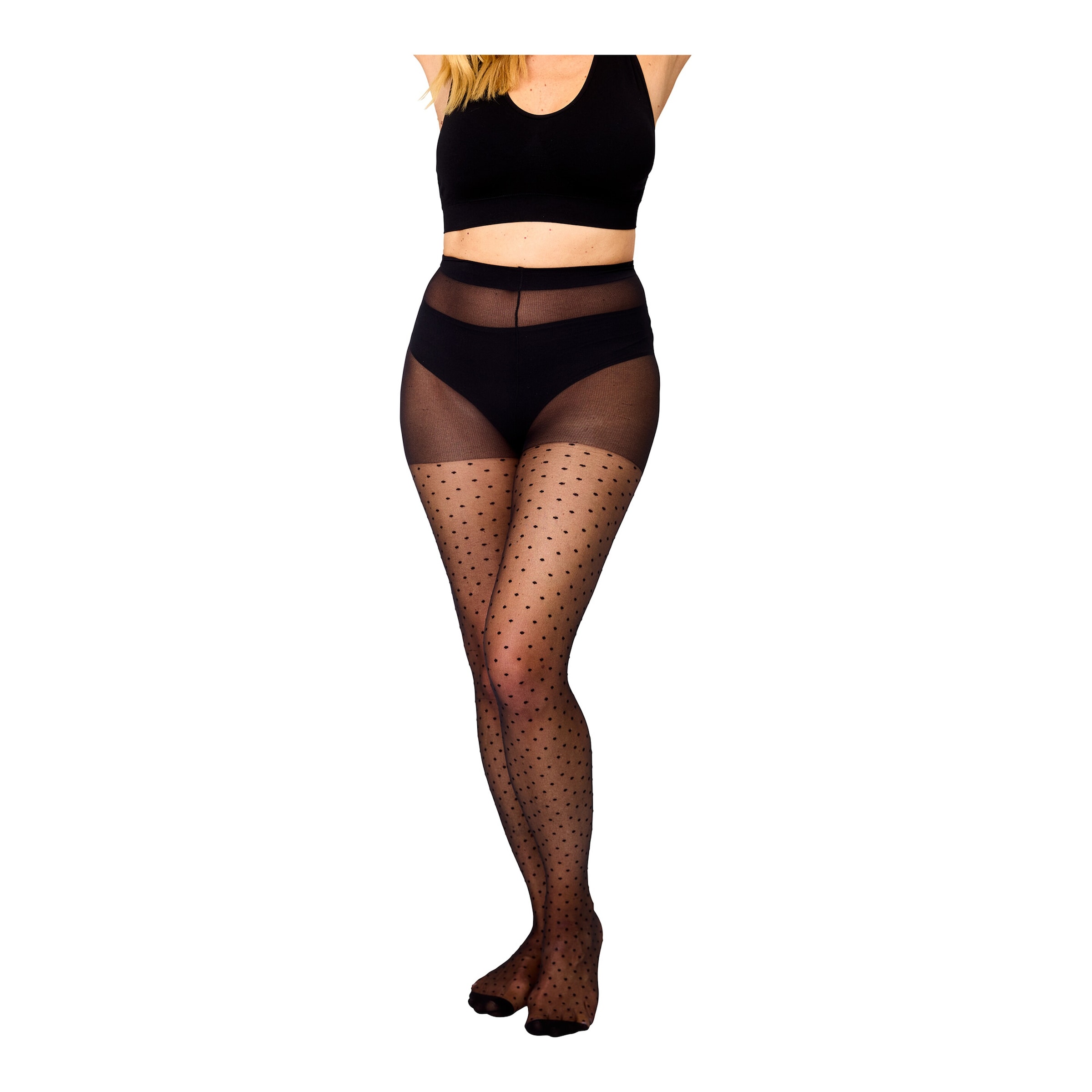 Design-Strumpfhosen-Set, 2 Stück, Größe: XL