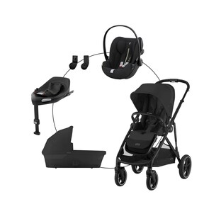 Kombikinderwagen Gazelle S Travel-Set inkl. Babyschale Cloud G i-Size und Isofix-Basis Base G