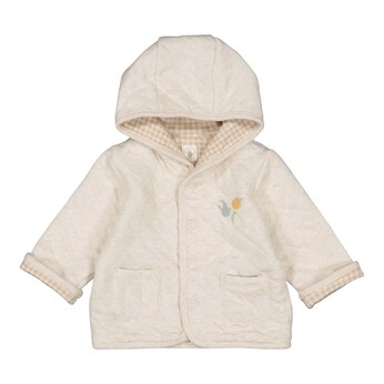 Wendejacke mit Kapuze gequiltet