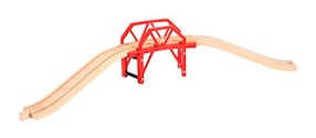 Bahnbrücke mit Auffahrten