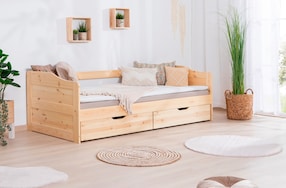 Funktionsbett Sofabett "Melinda" Kiefer massiv