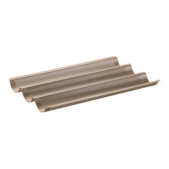 Baguette-Backblech für 3 Baguettes