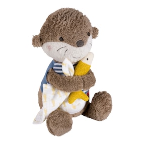 Veilleuse-peluche Theo la loutre 27 cm