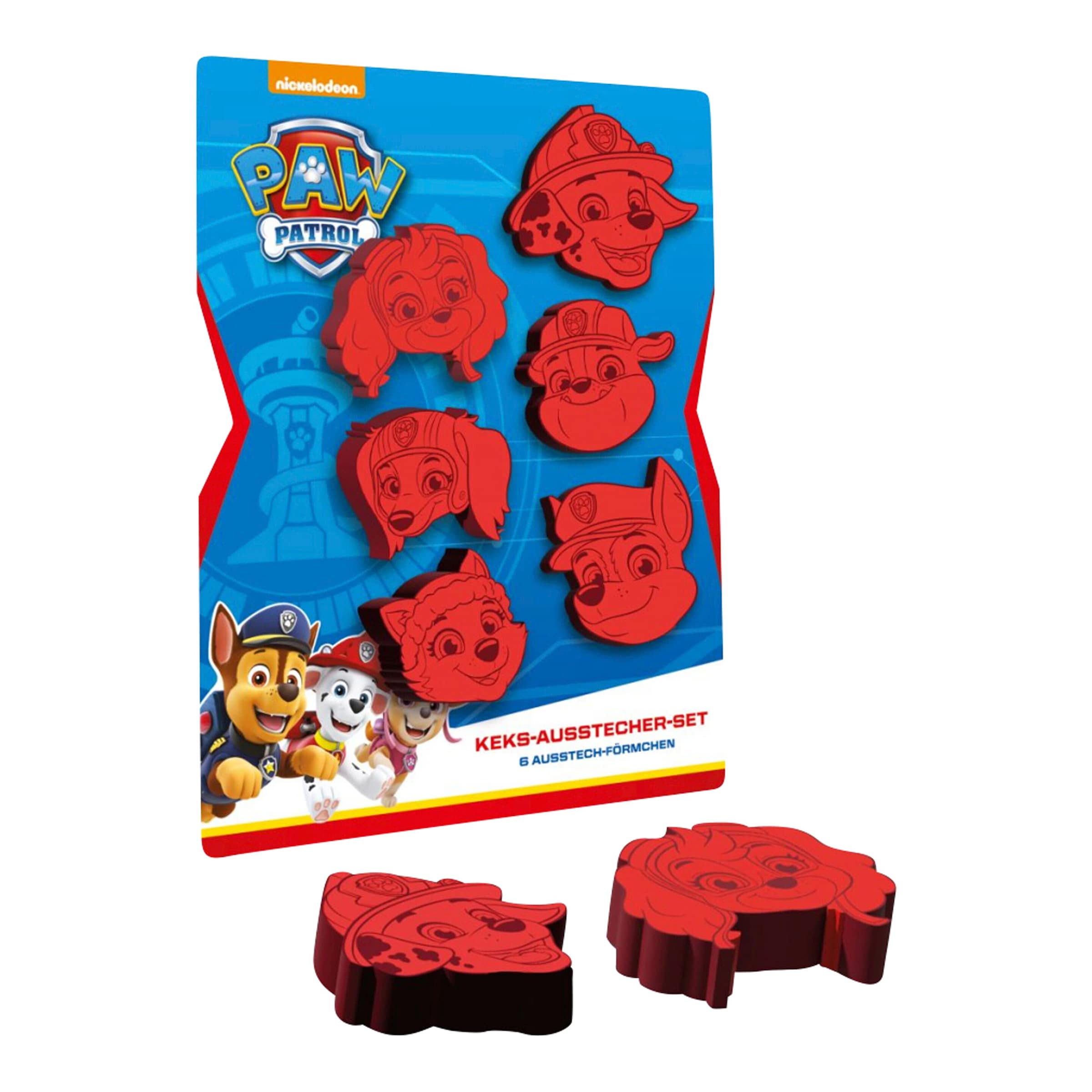 P:Os 6-tlg. Ausstecher-Set Paw Patrol