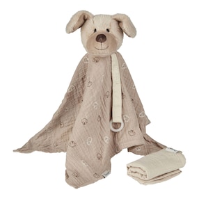 2-tlg. Geschenkset Träumli Hund Lucky mit Beißring
