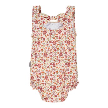 Badeanzug mit Windeleinsatz und UV-Schutz Blumen