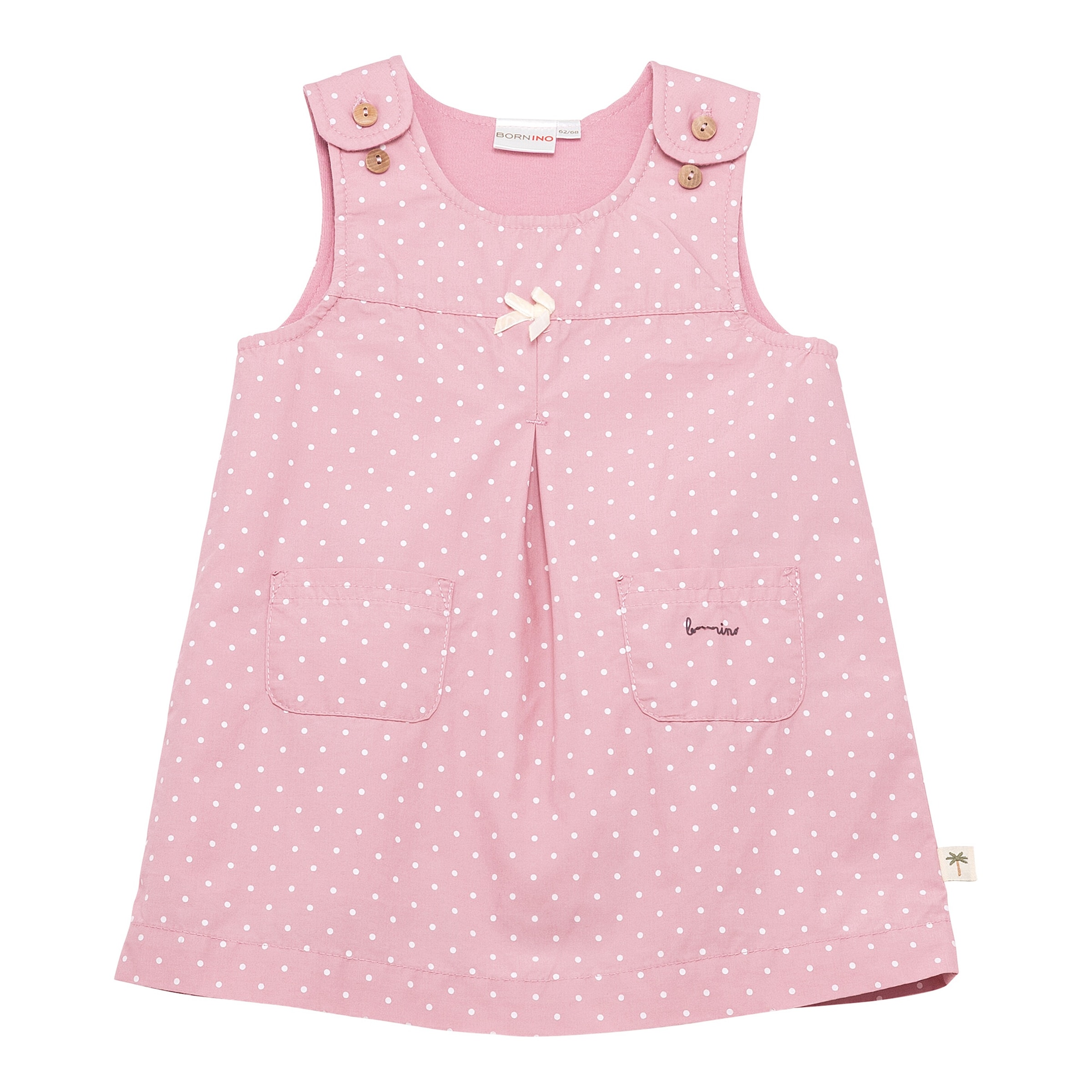 2-tlg. Set Webkleid mit Shirt Punkte