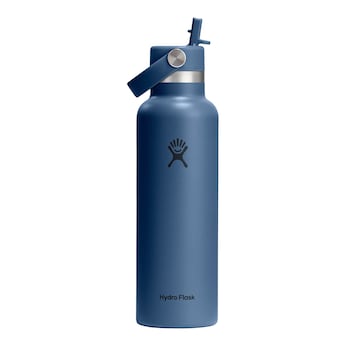 Trinkflasche mit Strohhalm 621ml