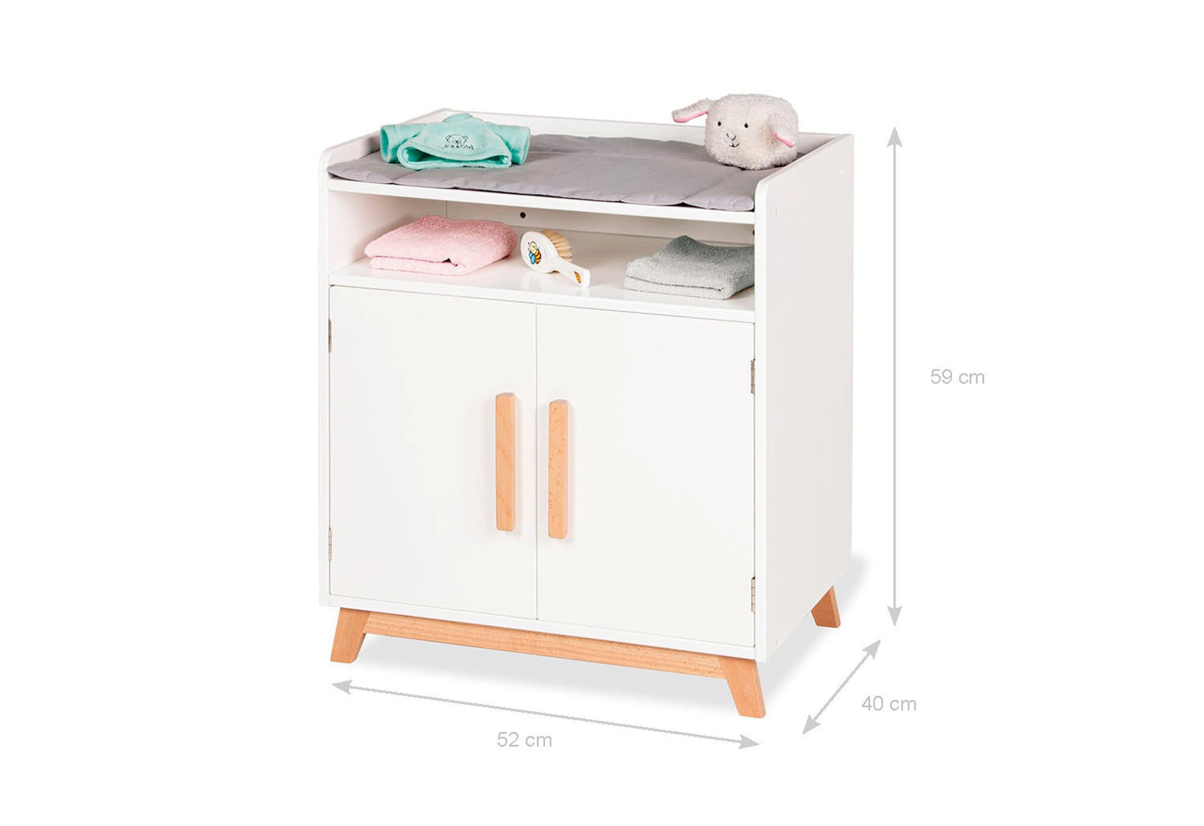 Pinolino Puppenwickeltisch „Marit”, 2-tlg.