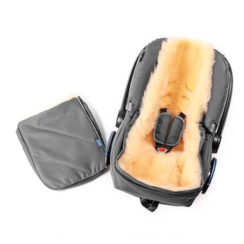 Babyschale Lammfell-Fußsack Maxi