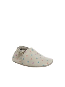 Baby Leder-Krabbelschuhe / Hausschuhe mit Geschenkbox