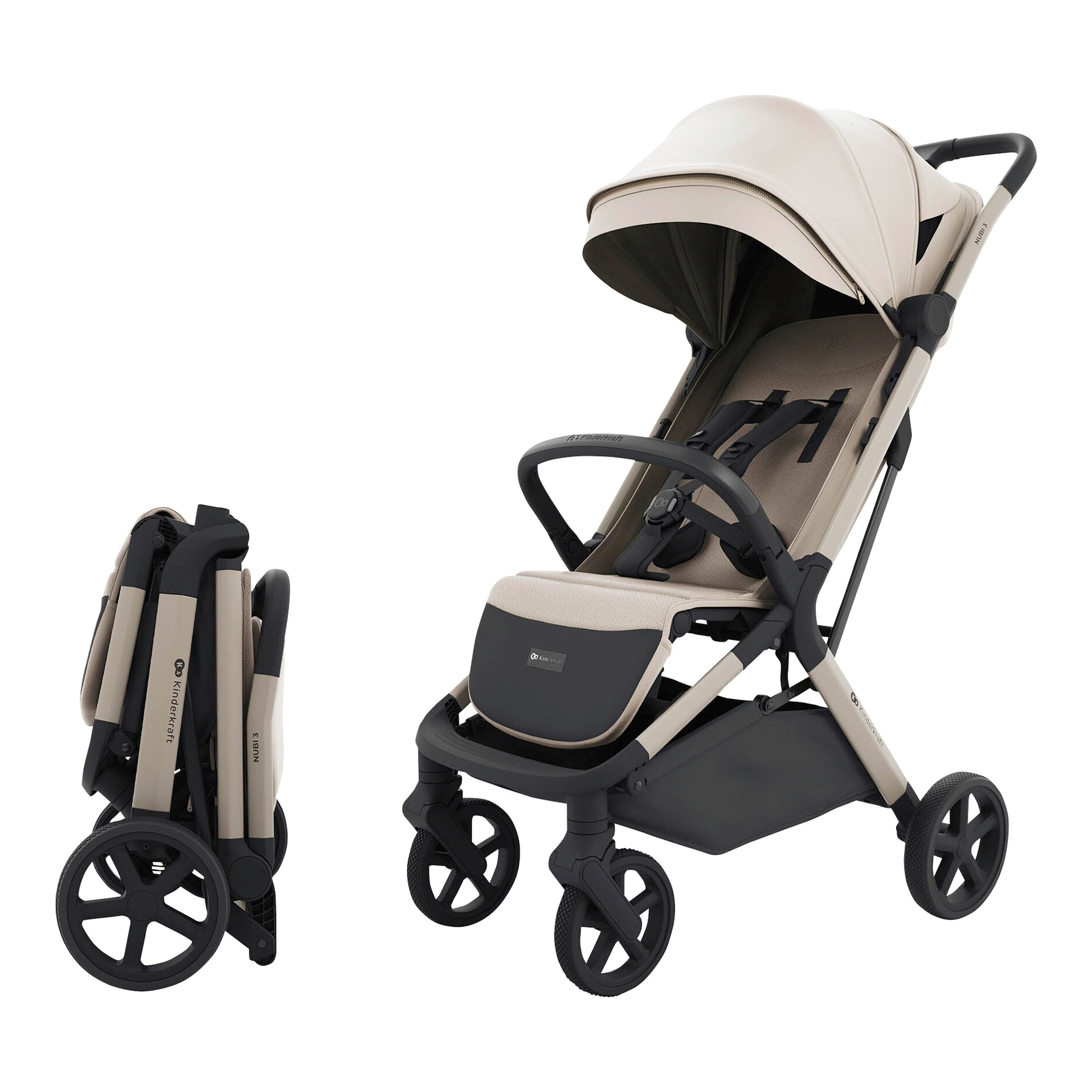Poussette nubi 3 sand beige