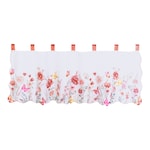 Rideau brise-bise «Jardin fleuri»