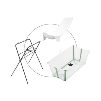 Badewanne inkl. Badewannensitz Newborn Support und Badewannenständer