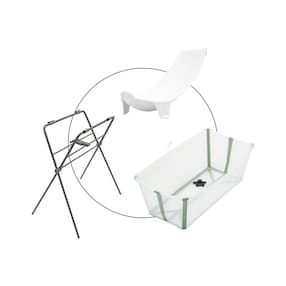 Badewanne inkl. Badewannensitz Newborn Support und Badewannenständer