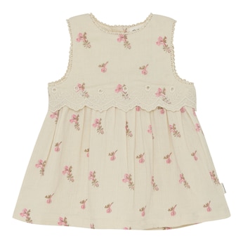 Robe sans manches fleurs