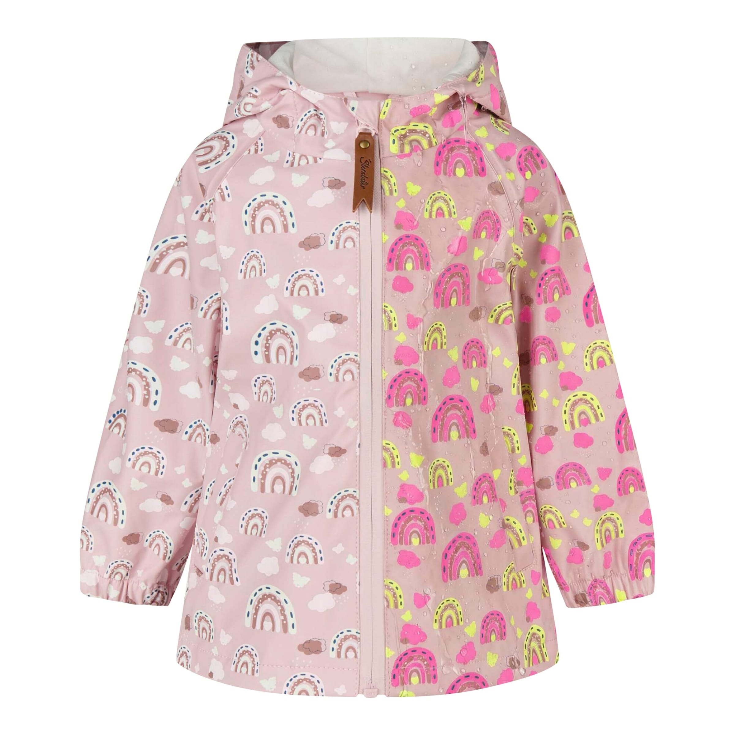 Sterntaler Regenjacke mit Kapuze Regenbögen Farbwechsel