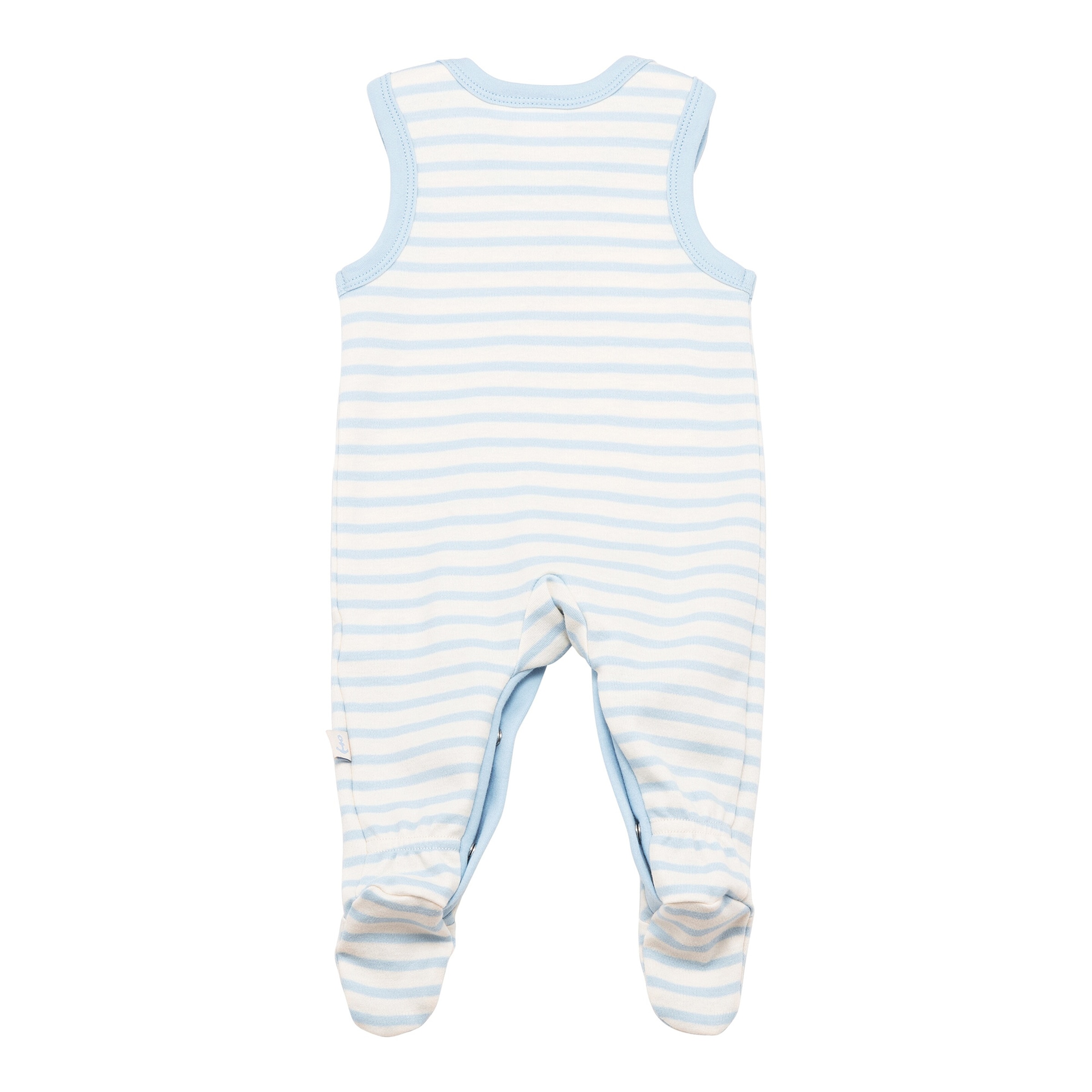 Thumbnail - Bornino Ahoy! Strampler-Set 2-tlg. mit Shirt Ringel