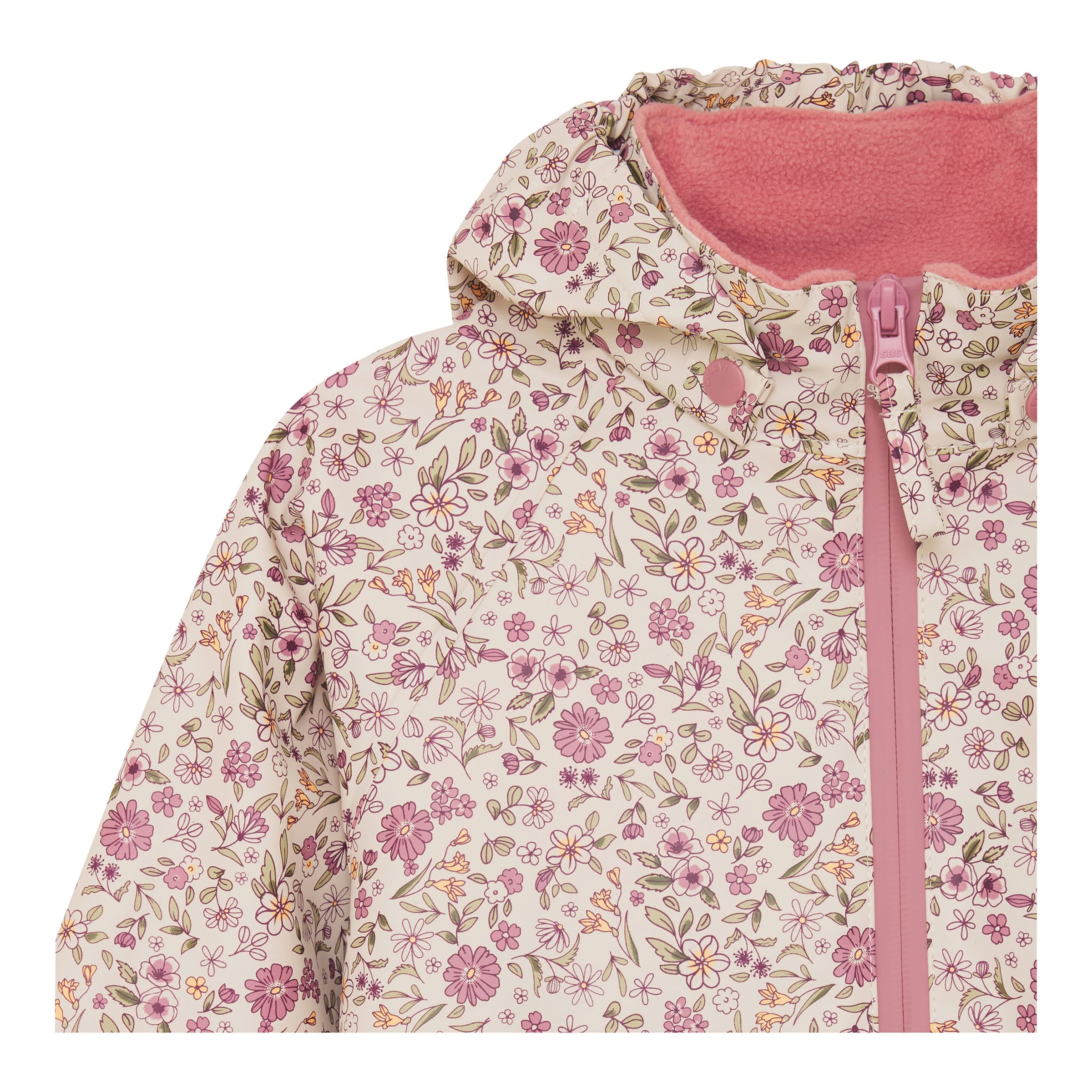 2-tlg. Set Regenjacke und Regenhose Blumen