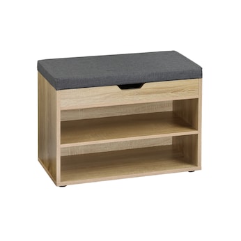 Schoenenkast met zitkussen, 2 vakken