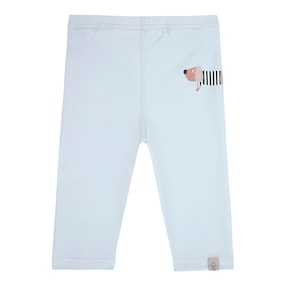 Capri-Schwimmleggings mit Windeleinsatz und UV-Schutz Dackel