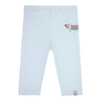 Capri-Schwimmleggings mit Windeleinsatz und UV-Schutz Dackel