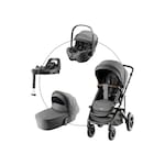 Produkt Kombikinderwagen SMILE 5Z STYLE Travel-Set inkl. Babyschale BABY-SAFE PRO i-SIZE und Isofix-Basis VARIOBASE 5Z